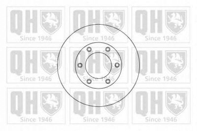 QUINTON HAZELL bdc5108 -  Тормозной диск